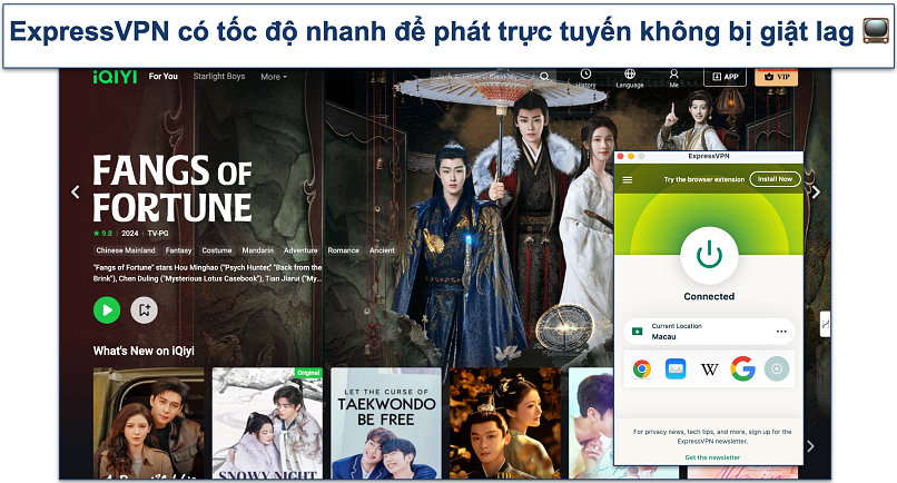 Tốc độ luôn nhanh ngay cả trên các kết nối đường dài